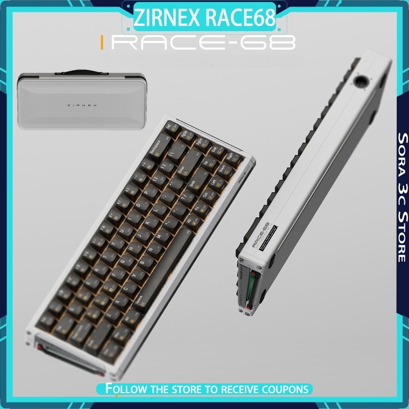 Esports Gaming Design - ZIRNEX RACE68 Magnetic Switch Keyboard Mech