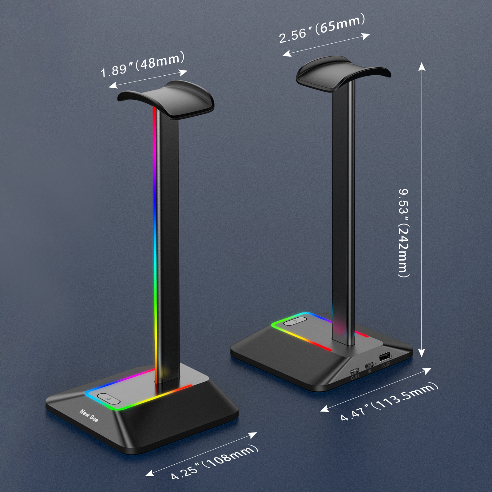 New Bee Z8 RGB Headphones Stan - Esports Gaming Desk incelemesi ve fiyatı