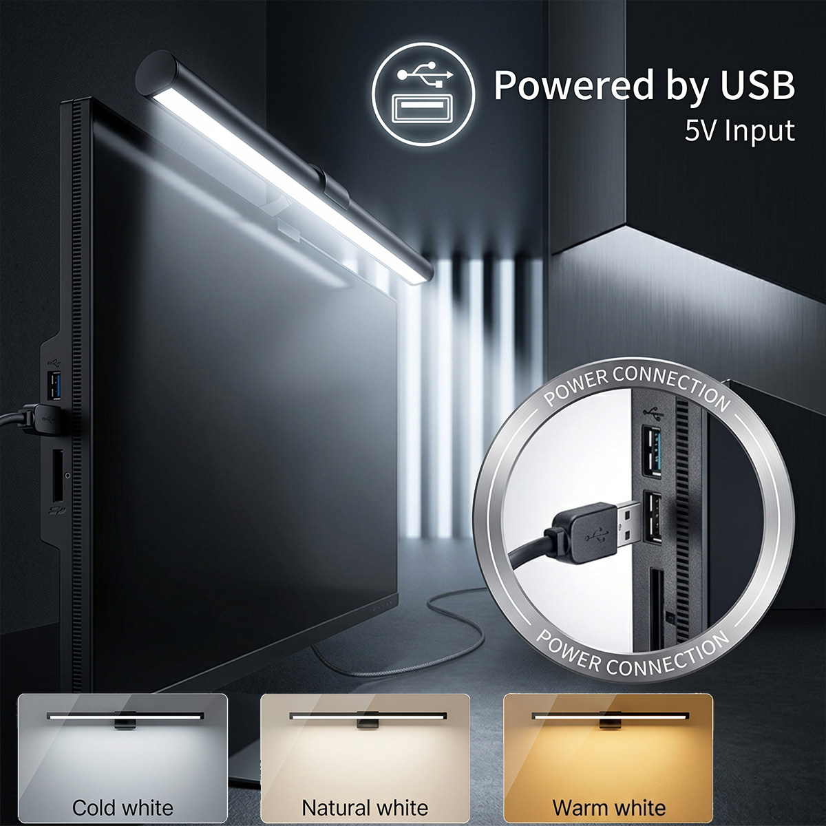 USB Powered LED Computer Scree - Esports Gaming Desk incelemesi ve fiyatı