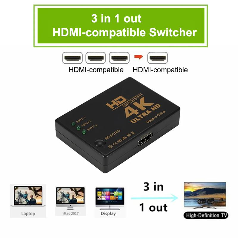 3 in 1 HDMI-compatible Switch  - Esports Gaming Hub incelemesi ve fiyatı