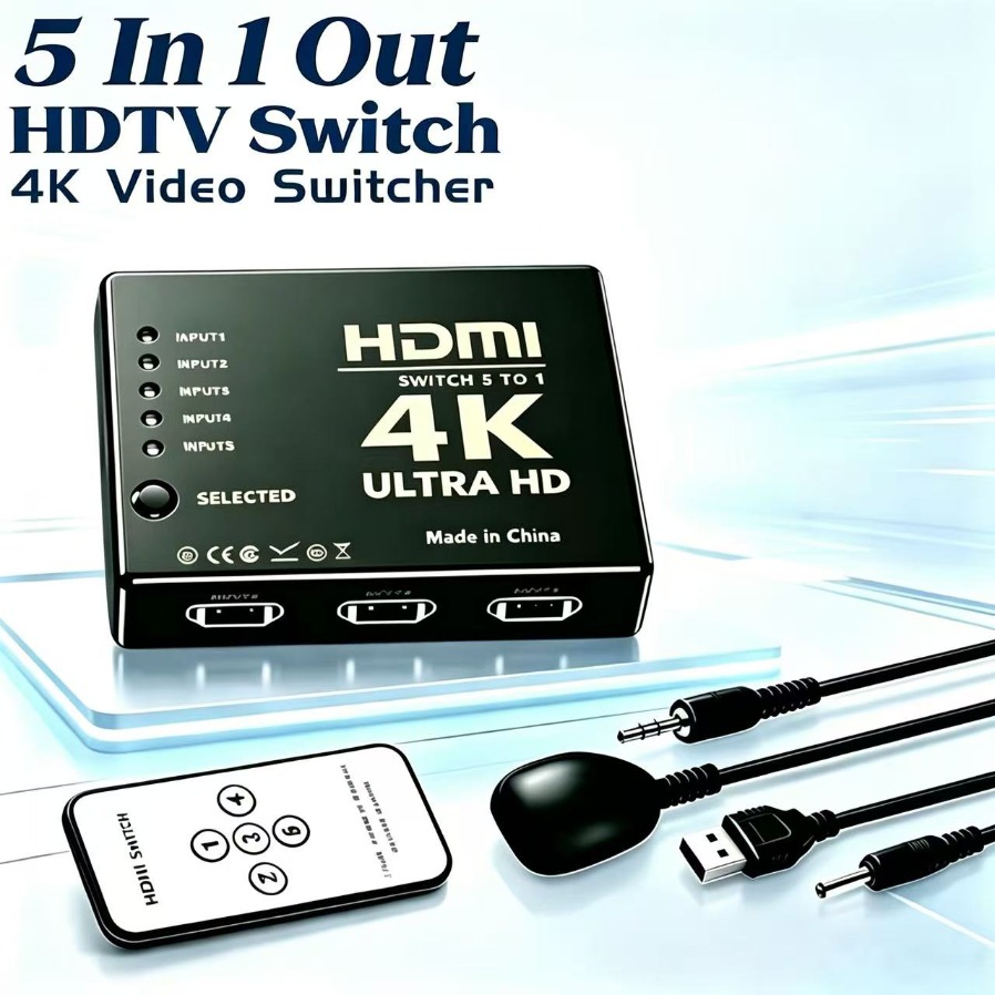 4K HDMI-compatible Switcher 5  - Esports Gaming Hub incelemesi ve fiyatı