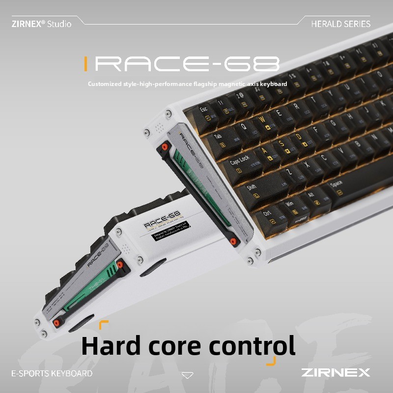 ZIRNEX RACE68 Magnetic Switch  - Esports Gaming Design incelemesi ve fiyatı