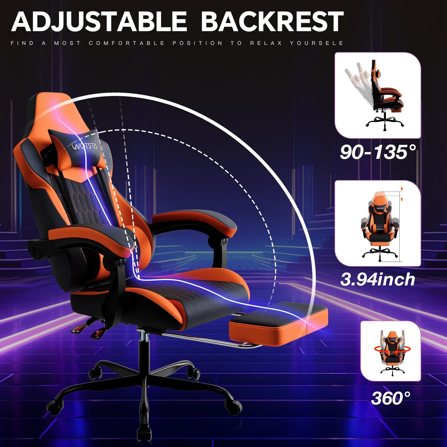 Gaming Chair with Footrest, Hi - Esports Gaming Chair incelemesi ve fiyatı