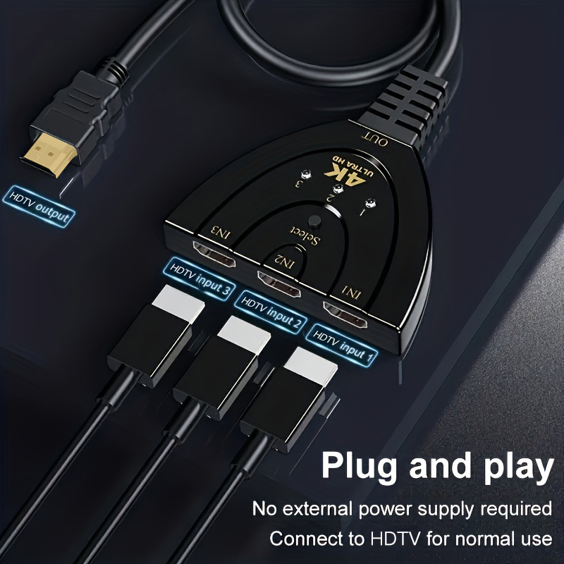 4K*2K 3 Port HDTV-compatible S - Esports Gaming Hub incelemesi ve fiyatı