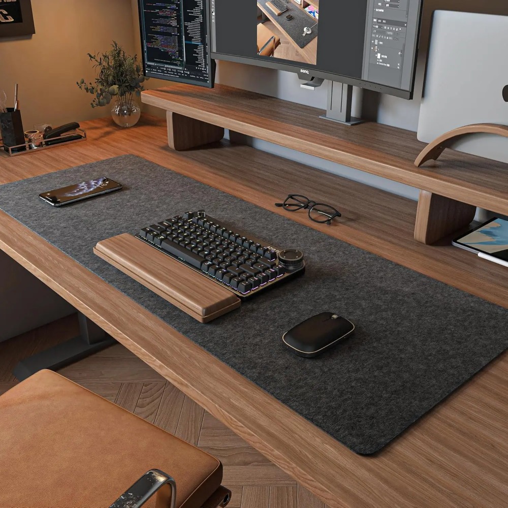 Felt Desk Mat Computer Mat for - Esports Gaming Desk incelemesi ve fiyatı