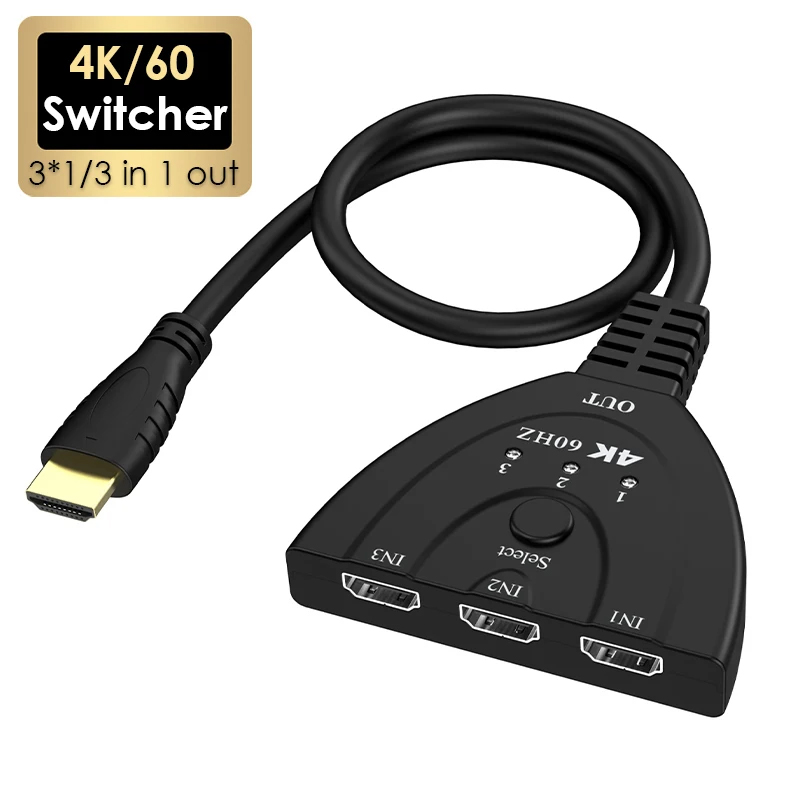 4K 60Hz 3D Mini 3 Port HD Swit - Esports Gaming Hub incelemesi ve fiyatı