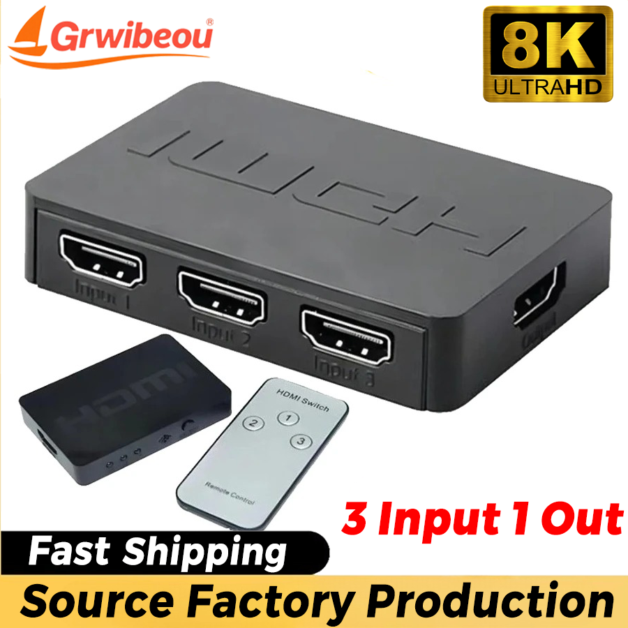 3 Ports HDMI-Compatible Switch - Esports Gaming Hub incelemesi ve fiyatı