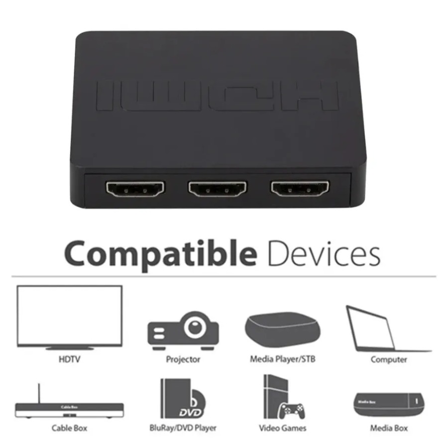3 Ports HDMI-Compatible Switch - Esports Gaming Hub incelemesi ve fiyatı